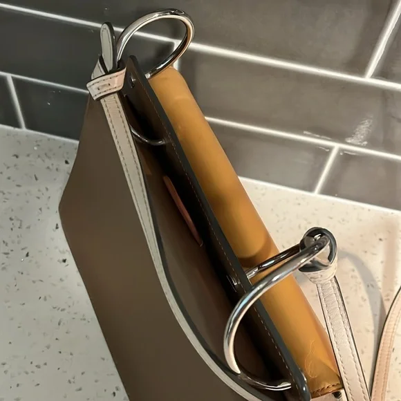 Danse Lente Phoebe Bag Purse Tan & Beige Leather - EUC! - Picture 6 of 13